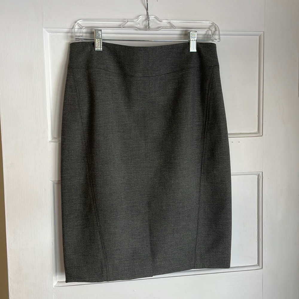 LOFT Grey Pencil Skirt